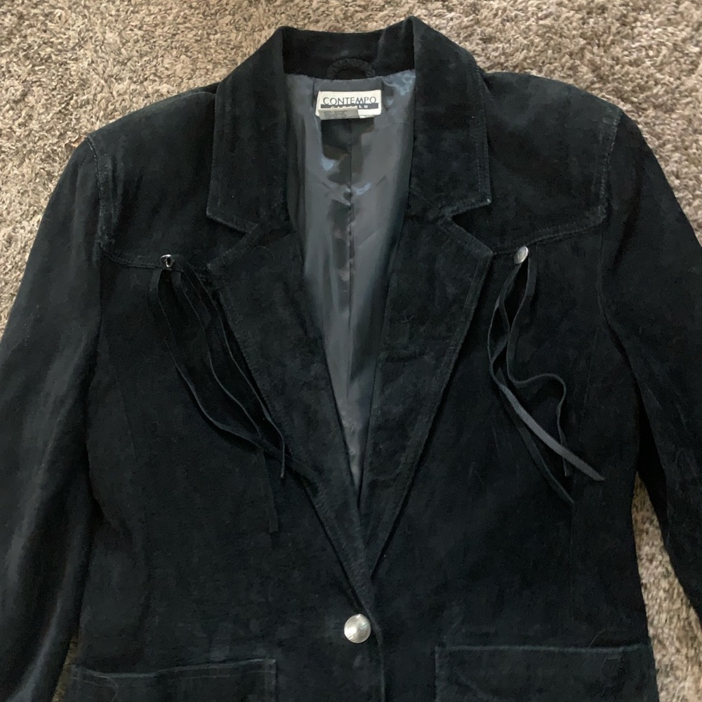 Vintage Contempo Casuals Leather Jacket